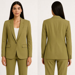 Women's One n More Olive Green Blazer S